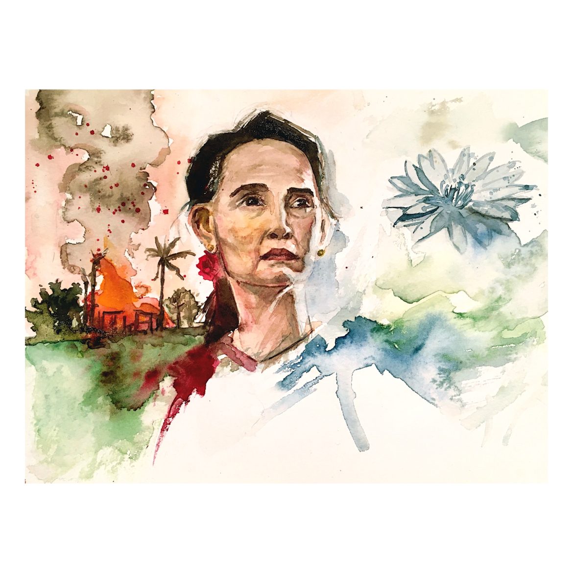 BSF-Dessin2D Aung San Suu Kyi