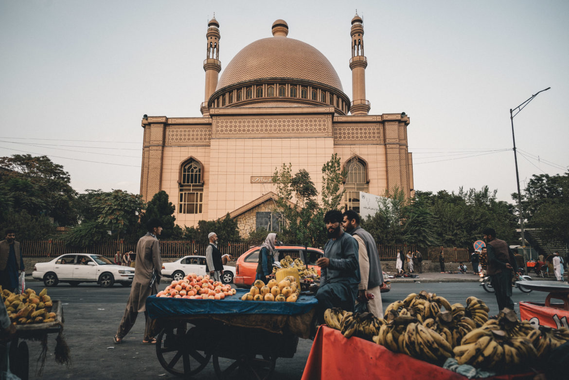 La Grande Mosquée de Kaboul, face à la Green Zone